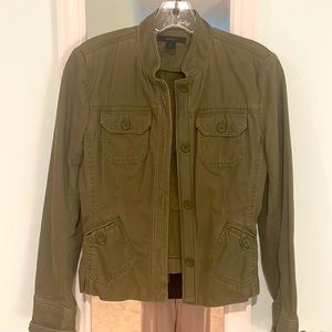 Express XS green jacket with buttons